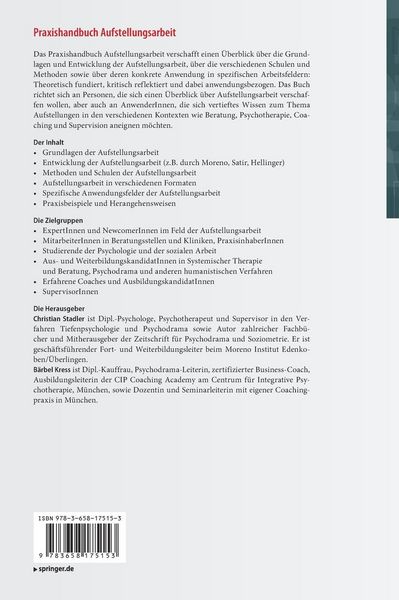Produktbild: Praxishandbuch Aufstellungsarbeit