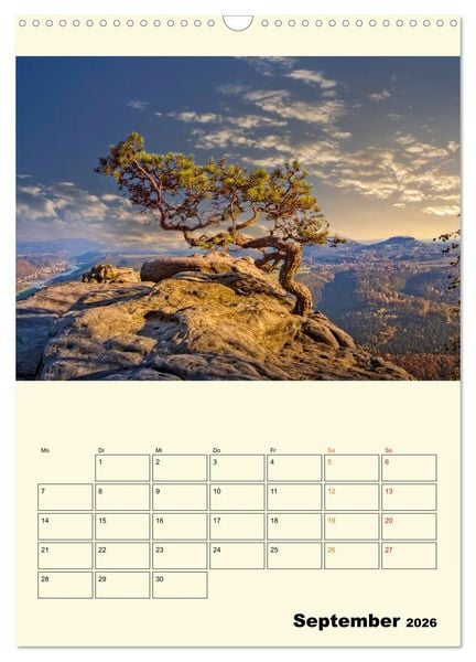 Produktbild: Mein Sachsen (Wandkalender 2026 DIN A3 hoch), CALVENDO Monatskalender