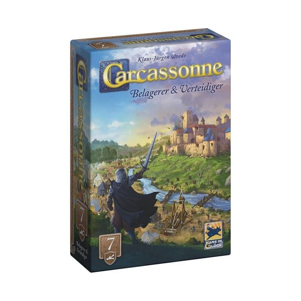 Produktbild: Hans im Gl&uuml;ck HIGD0137 - Carcassonne, Belagerer & Verteidiger (Auflage 2025), 7. Erweiterung