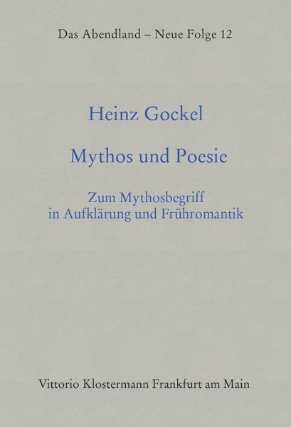 Produktbild: Mythos und Poesie
