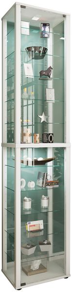 Produktbild: Holz Glas Stand Vitrine Sammelvitrine Kavisa XXL