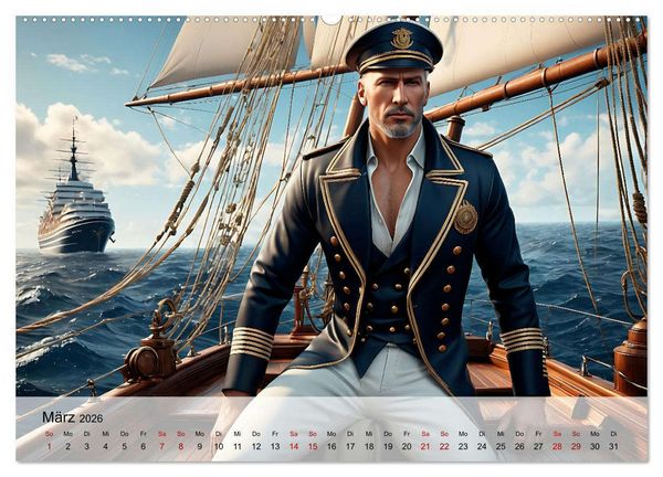 Produktbild: Maritime Leidenschaft - Sonne, Meer und hei&szlig;e Flirts (Wandkalender 2026 DIN A2 quer), CALVENDO Monatskalender
