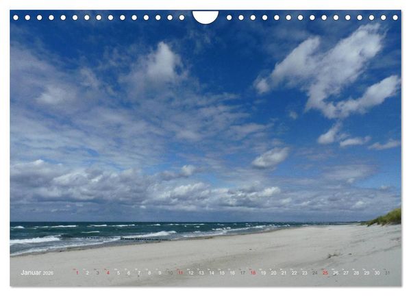 Produktbild: Wo de Ostseewellen trecken an den Strand 2026 (Wandkalender 2026 DIN A4 quer), CALVENDO Monatskalender