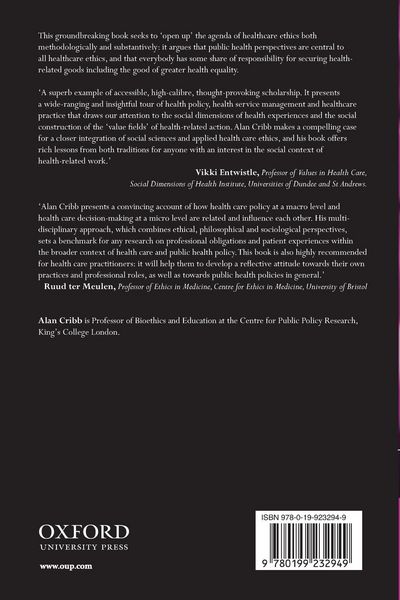 Produktbild: Health and the Good Society