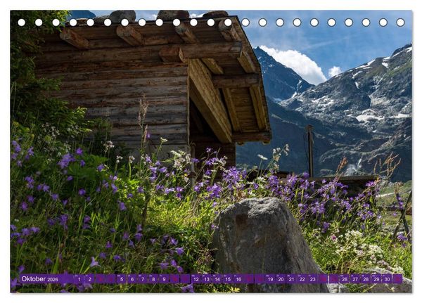 Produktbild: Pitztal in Bildern (Tischkalender 2026 DIN A5 quer), CALVENDO Monatskalender