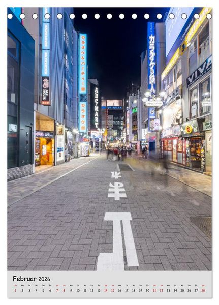 Produktbild: Tokio - Facetten einer Weltstadt (Tischkalender 2026 DIN A5 hoch), CALVENDO Monatskalender