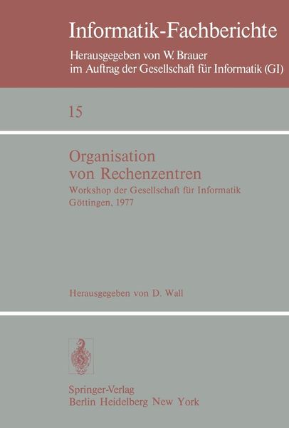 Produktbild: Organisation von Rechenzentren