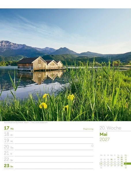 Produktbild: Malerisches Deutschland Wochenplaner Kalender 2027