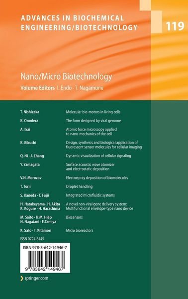 Produktbild: Nano/Micro Biotechnology