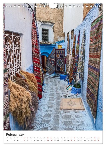 Produktbild: Marokko - Chefchaouen (Wandkalender 2027 DIN A4 hoch), CALVENDO Monatskalender