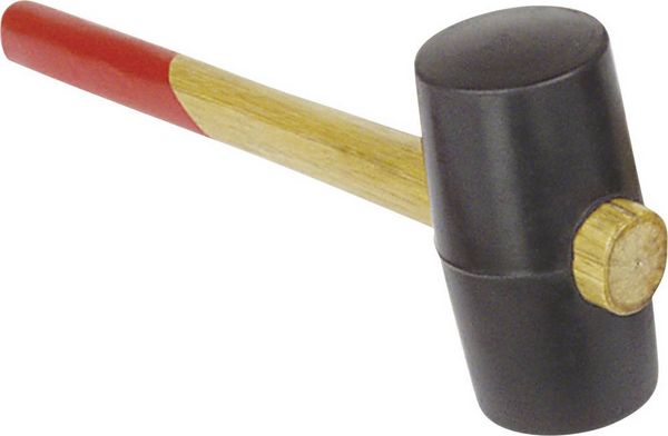Produktbild: Br&uuml;der Mannesmann M 709-055 Gummihammer 380g 275mm 1St.