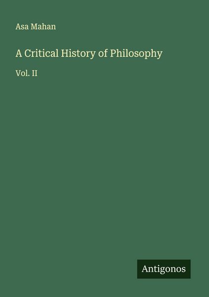 Produktbild: A Critical History of Philosophy