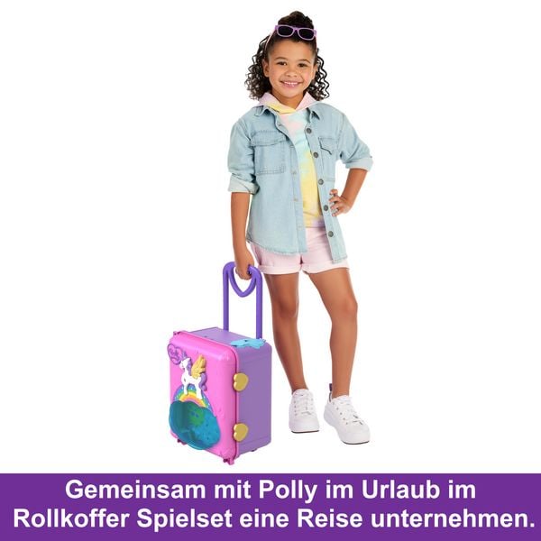 Produktbild: Polly Pocket Urlaub im Rollkoffer Spielset
