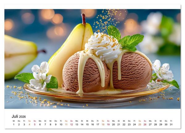 Produktbild: EIS dich gl&uuml;cklich (Wandkalender 2026 DIN A2 quer), CALVENDO Monatskalender