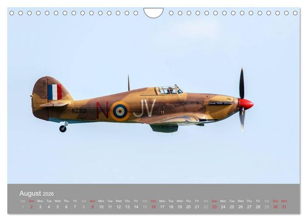 Produktbild: The Flying Legends (Wall Calendar 2026 DIN A4 landscape), CALVENDO 12 Month Wall Calendar