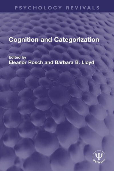Produktbild: Cognition and Categorization