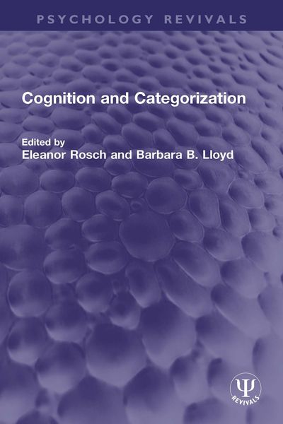 Produktbild: Cognition and Categorization
