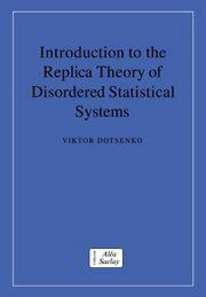 Produktbild: Introduction to the Replica Theory of Disordered Statistical Systems