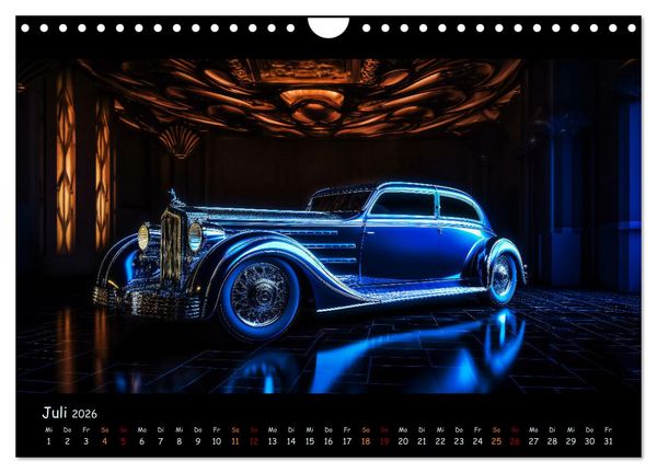 Produktbild: Surreale Oldtimer (Wandkalender 2026 DIN A4 quer), CALVENDO Monatskalender