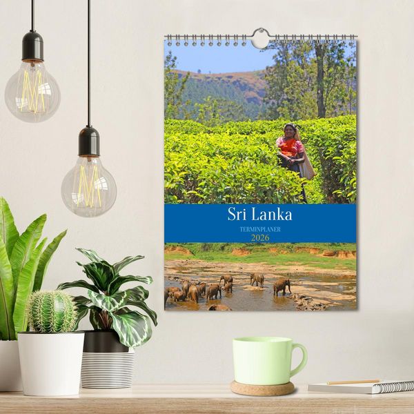 Produktbild: Sri Lanka - Terminplaner (Wandkalender 2026 DIN A4 hoch), CALVENDO Monatskalender