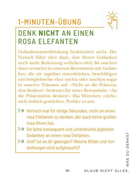 Produktbild: Die 1-Minuten-Strategie gegen Overthinking