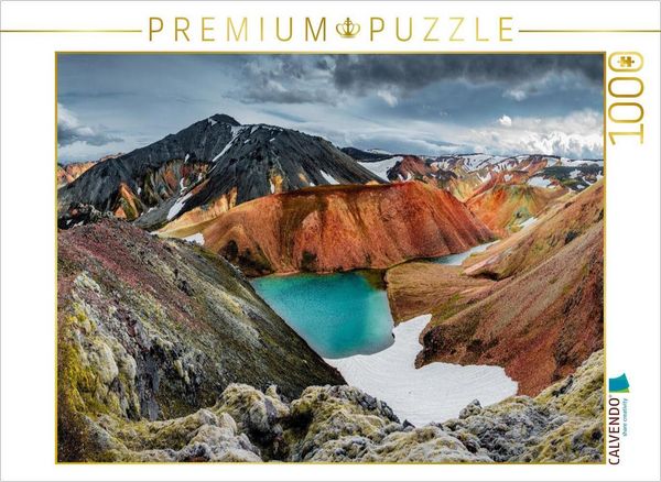 Produktbild: CALVENDO Puzzle Island, Versteckte blaue Lagune | 1000 Teile Lege-Gr&ouml;&szlig;e 64x48cm Foto-Puzzle f&uuml;r gl&uuml;ckliche Stunden