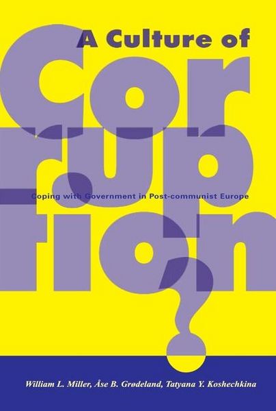 Produktbild: A Culture of Corruption?