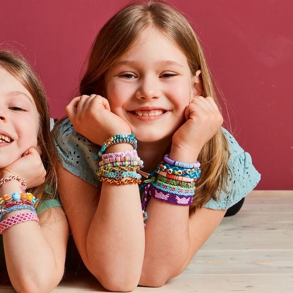 Produktbild: Kreativstart Kids Freundschaftsb&auml;nder. Anleitungsbuch und Material