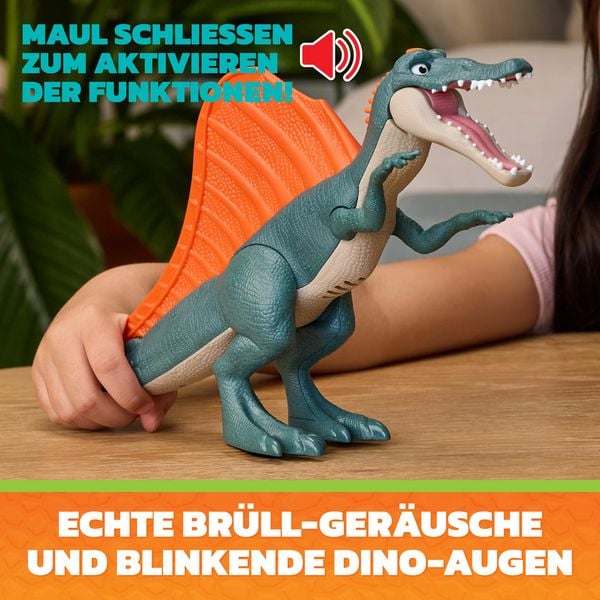 Produktbild: PAW Patrol: Der Dino Film, Rise & Roll Dino Set, Rex-Figur mit Spinosaurus-Dinofigur