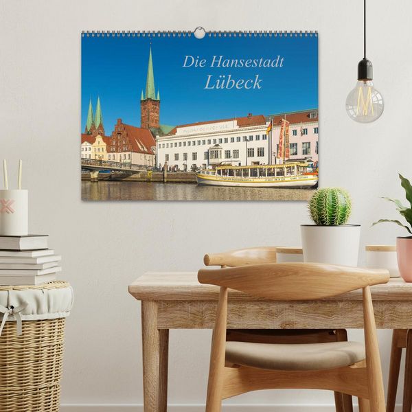 Produktbild: Die Hansestadt L&uuml;beck (Wandkalender 2026 DIN A3 quer), CALVENDO Monatskalender