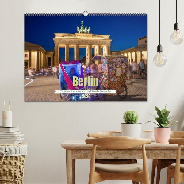 Produktbild: Berlin - Zwischen Alexanderplatz und Brandenburger Tor (Wandkalender 2026 DIN A2 quer), CALVENDO Monatskalender