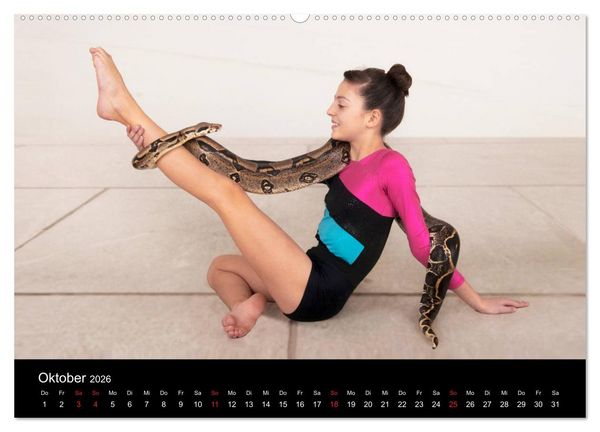 Produktbild: Rhythmische Sportgymnastik (hochwertiger Premium Wandkalender 2026 DIN A2 quer), Kunstdruck in Hochglanz