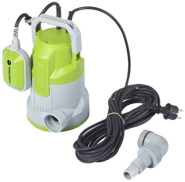 Produktbild: TOOLCRAFT TO-9632052 Klarwasser-Tauchpumpe 8500 l/h 6m