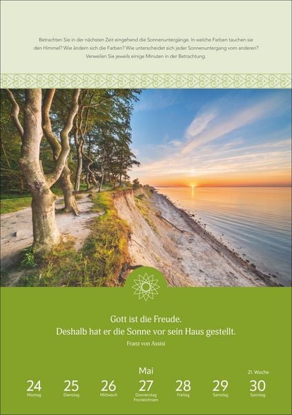 Produktbild: Wege der Achtsamkeit Wochen-Kulturkalender 2027 - Anregungen f&uuml;r jede Woche