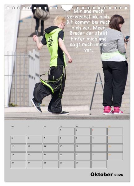 Produktbild: Berliner Stra&szlig;enfoto Kalender 2026 (Wandkalender 2026 DIN A4 hoch), CALVENDO Monatskalender