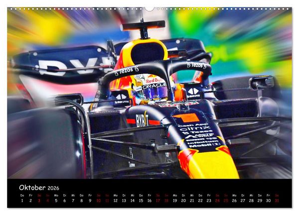 Produktbild: Formel 1 - Benzin im Blut (Wandkalender 2026 DIN A2 quer), CALVENDO Monatskalender