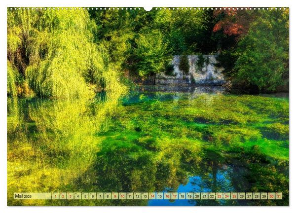 Produktbild: Faszinierende Karstquellen auf der Schw&auml;bischen Alb (Wandkalender 2026 DIN A2 quer), CALVENDO Monatskalender