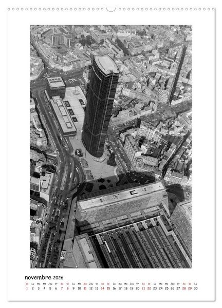 Produktbild: Visage de Paris, ann&eacute;es 1970 (Calendrier mural 2026 DIN A2 horizontal), CALVENDO calendrier mensuel