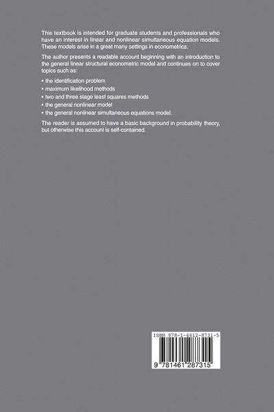 Produktbild: Topics In Advanced Econometrics