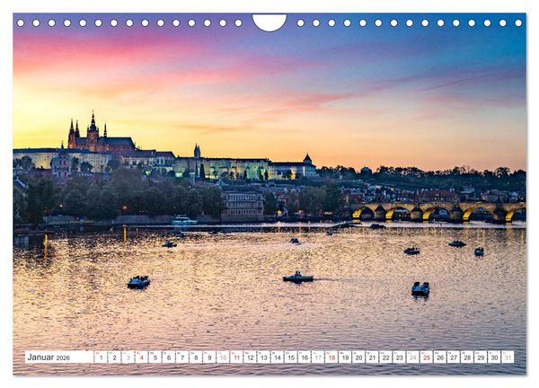 Produktbild: Tschechische Republik - Prag (Wandkalender 2026 DIN A4 quer), CALVENDO Monatskalender