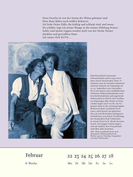 Produktbild: Der literarische Frauenkalender 2027 - Freundinnen