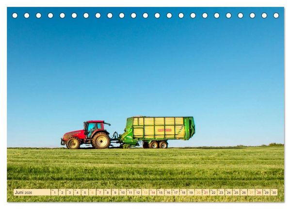 Produktbild: Landwirtschaft - Hightech und Handarbeit (Tischkalender 2026 DIN A5 quer), CALVENDO Monatskalender