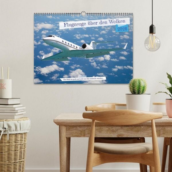 Produktbild: Flugzeuge &uuml;ber den Wolken (Wandkalender 2026 DIN A3 quer), CALVENDO Monatskalender