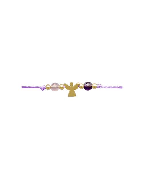 Produktbild: Armband - Perlenarmband mit Engelanh&auml;nger