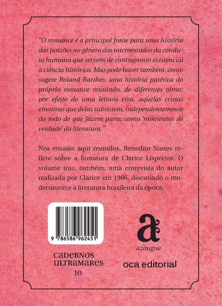 Produktbild: A paix&atilde;o de Clarice Lispector