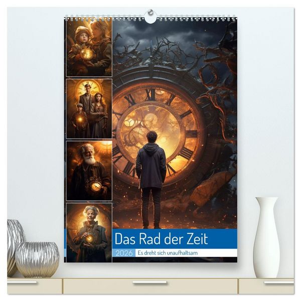 Produktbild: Das Rad der Zeit (hochwertiger Premium Wandkalender 2026 DIN A2 hoch), Kunstdruck in Hochglanz