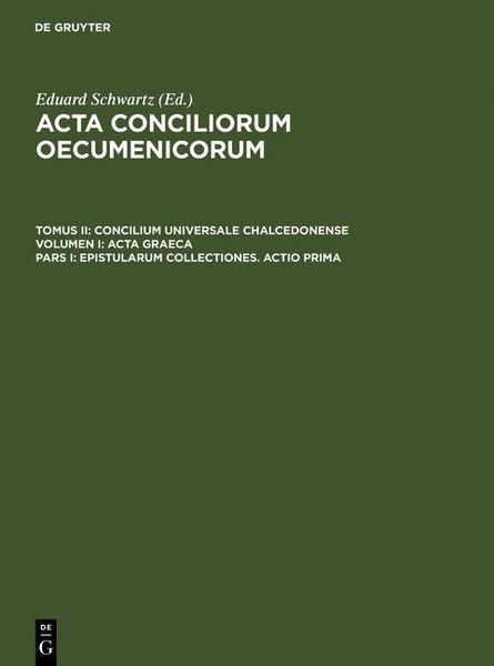 Produktbild: Epistularum collectiones. Actio prima