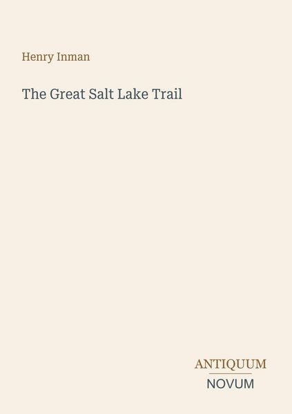 Produktbild: The Great Salt Lake Trail
