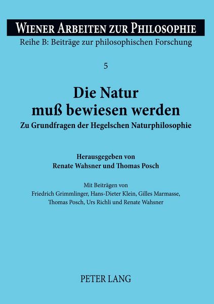 Produktbild: Die Natur mu&szlig; bewiesen werden