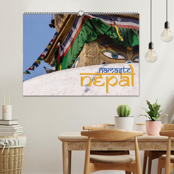 Produktbild: Namaste Nepal (Wandkalender 2026 DIN A2 quer), CALVENDO Monatskalender